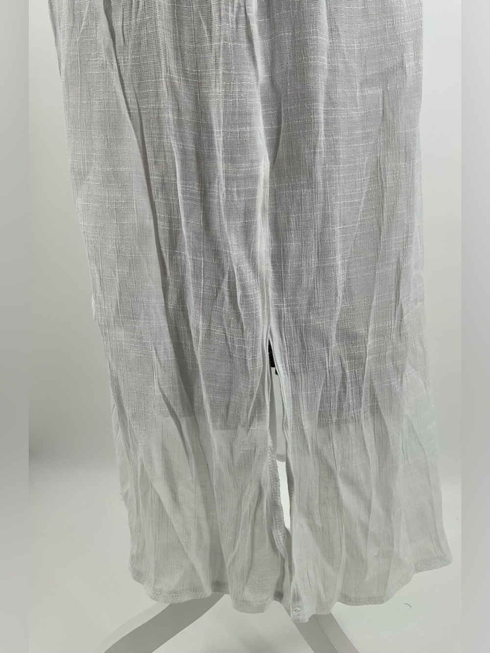 Swim Cover-up with Lace Trim & Tassel Tie One Size - Picture 9 of 10